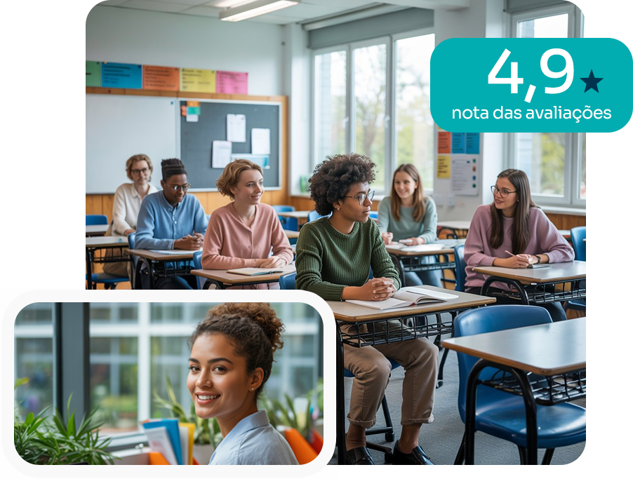 Mulheres estudando inglês